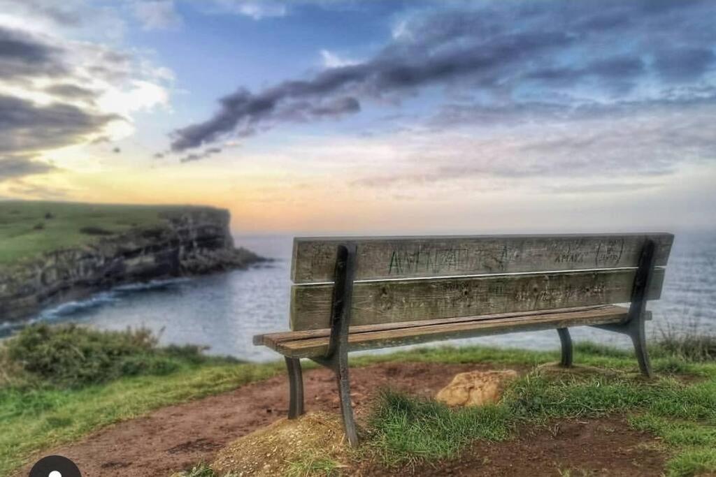 Appartamento Terraza Y Piscina Con Vistas Espectaculares Al Mar Parking Cubierto San Vicente De La Barquera Esterno foto