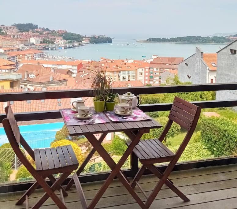 Appartamento Terraza Y Piscina Con Vistas Espectaculares Al Mar Parking Cubierto San Vicente De La Barquera Esterno foto