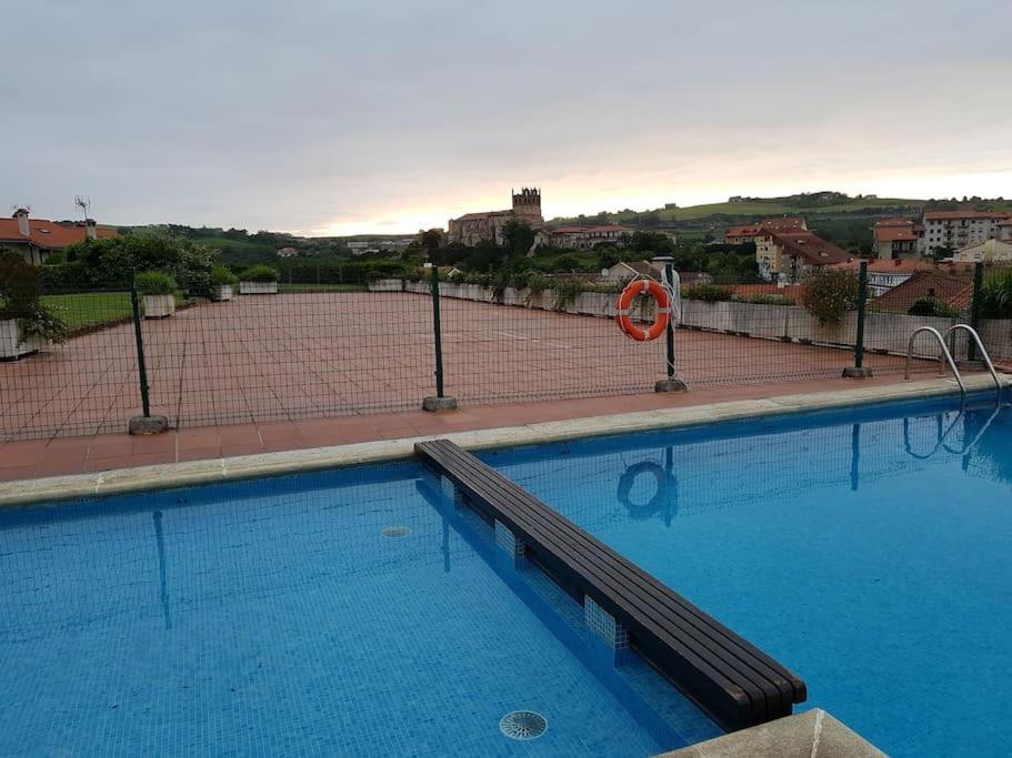 Appartamento Terraza Y Piscina Con Vistas Espectaculares Al Mar Parking Cubierto San Vicente De La Barquera Esterno foto