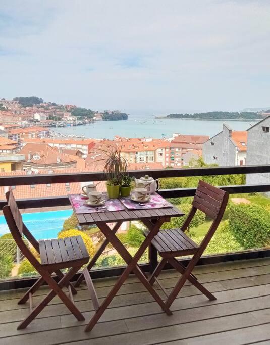Appartamento Terraza Y Piscina Con Vistas Espectaculares Al Mar Parking Cubierto San Vicente De La Barquera Esterno foto