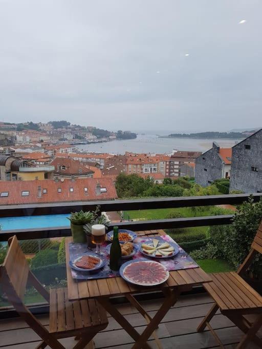 Appartamento Terraza Y Piscina Con Vistas Espectaculares Al Mar Parking Cubierto San Vicente De La Barquera Esterno foto