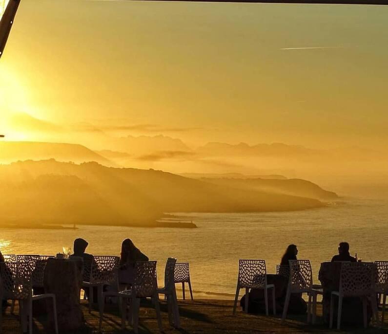 Appartamento Terraza Y Piscina Con Vistas Espectaculares Al Mar Parking Cubierto San Vicente De La Barquera Esterno foto